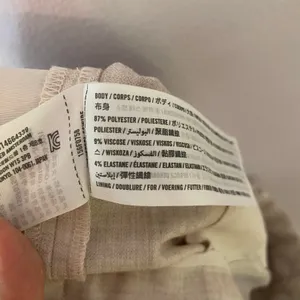 NWT Abercrombie & Fitch Cream High Rise Taper Leg Dress Pants Workwear Preppy thumbnail 12