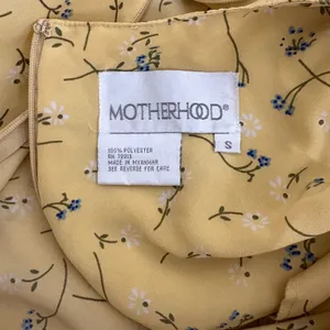 Motherhood Ditsy Floral Yellow Long Maxi Dress Sleeveless Dress Cottagecore Spring Small‎ thumbnail 4