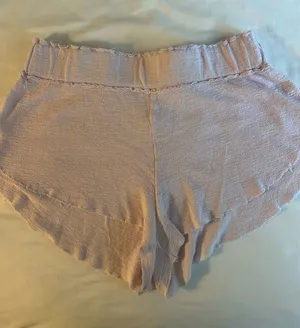 Free People Pink Flowy Mini Shorts thumbnail 1