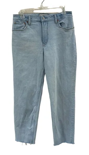 Abercrombie High Rise Mom‎ Jeans 28/6 Raw Hem Ankle Slim Fit Vintage Chic thumbnail 1
