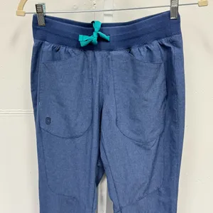 Figs Women’s Scrubs Jogger E.A.C Heathered Denim Big Sky W20SW2009‎ XS thumbnail 3