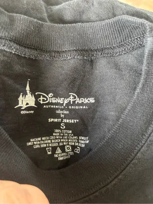 Disney Black Spirit Jersey Size XS Disney Parks Disneyland Disneyworld thumbnail 6