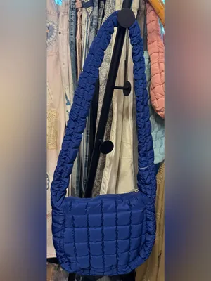 NWT Free People FP Movement Quilted Baby Carryall Sling Bag athletic blue - ALL thumbnail 10