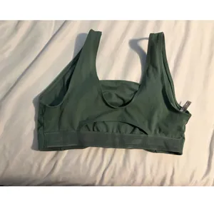 PINK Victoria's Secret Sports Bra Wireless Logo Band Sage Green XXL thumbnail 3