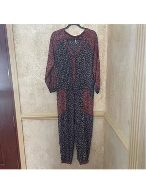 Free People Y2K Leia Floral Jumpsuit Village Country Style Boho Cottagecore Sz S thumbnail 4
