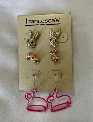 Bunny earrings thumbnail 1