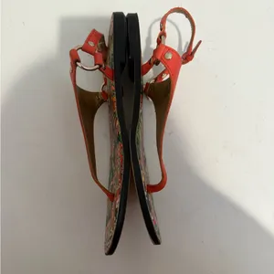 Sam Edelman Greta Orange Thong Slingback Sandals Size 8 thumbnail 4