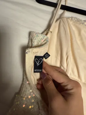 Pearl White Windsor Mini Dress thumbnail 4
