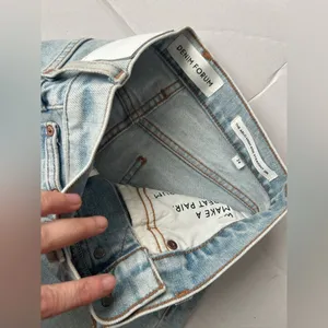 Denim Forum Aritzia The Arlo High Rise Straight Leg Jeans 24 thumbnail 4
