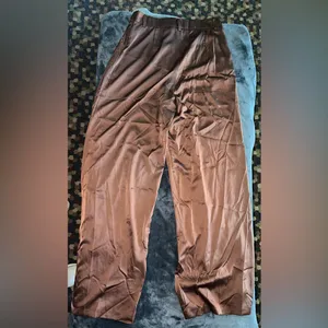 Peppermayo Milano Satin Pant in Chocolate Brown Size 6 New with tag thumbnail 9