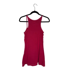 Hollister Babydoll Tank Top Women Large Red Excellent Lace Trim Crochet Boho Y2K thumbnail 3