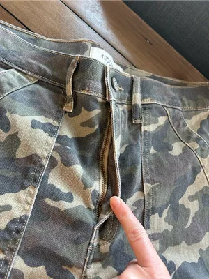 NWOT Hidden Jeans Camo Cargo Pants Green Brown 29 thumbnail 9