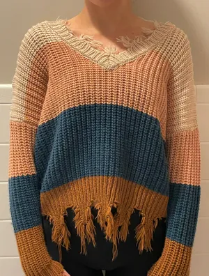 Distressed Sweater Multiple thumbnail 1
