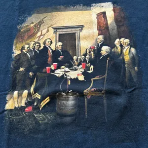 Founding Fathers Funny Beer Kegger Party T-shirt 2XL Shirt - 4th Of July Gear thumbnail 5