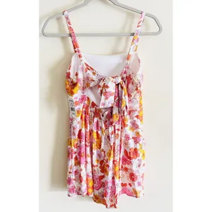 NWT Crystal Ball Retro Floral‎ 70s Romper Open Back size M Boho Girly Pockets thumbnail 3