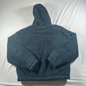 Old Navy Women’s Small Sherpa Fleece Hoodie Zip Up Jacket Cozy Plush thumbnail 10