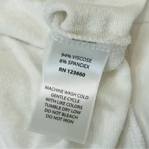 pure barre white one sleeve white active shirt sz Medium thumbnail 6