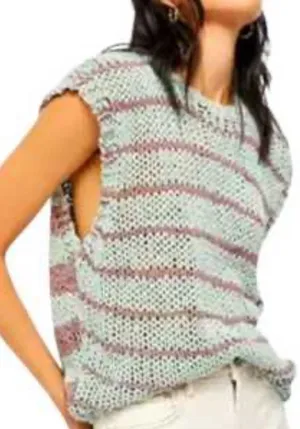 Free People Wave After Wave Sweater Tank Size Medium thumbnail 1