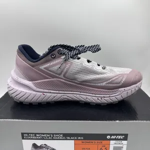 Hi-Tec Women Trail Shoe Size 8.5 Breathable Mesh Lining, Lace Up, Lilac, Purple thumbnail 9