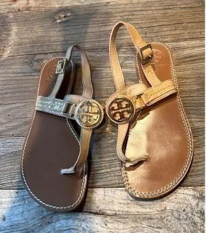 Tory‎ Burch Cassia Sandal brown size 9 thumbnail 1
