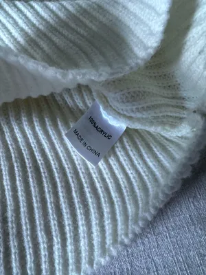 Princess Polly Cream Cropped Sweater - S/M thumbnail 8
