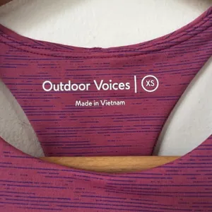 Outdoor Voices TechSweat™ Sports Bra Crop Top in Mulberry XS thumbnail 5
