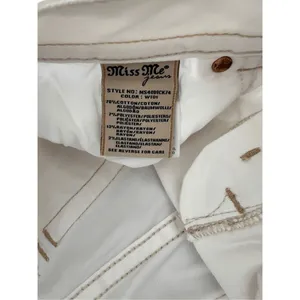 MISS ME mid rise white Jeans size 27 thumbnail 9