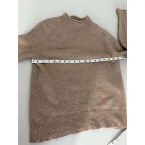 Women's J. Crew Roll Neck Sweater Oatmeal Tan Brown Merino Wool Alpaca XXS thumbnail 4