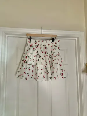 English Factory Cherry Print Skirt And Top Set thumbnail 8