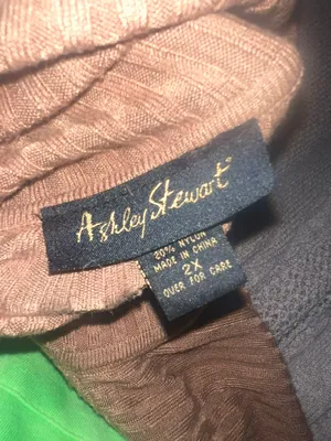 Turtle Neck Brown Size 2X thumbnail 2