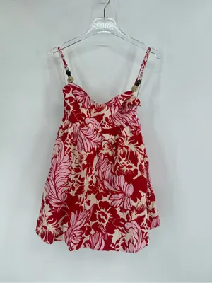 Abercrombie & Fitch Pink Linen Floral Sundress size XXS NWT thumbnail 2