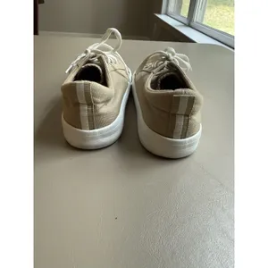 Tommy Bahama Women's Beige Canvas Lace Up Low Top Casual Sneakers Shoes Size 8 thumbnail 5