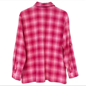 Pendleton | Pink Plaid Long Sleeve Button Up Shirt thumbnail 2