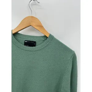 ASOS‎ Design Women Green 100% Merino Wool Pullover Crewneck Sweater Size M HN24 thumbnail 5