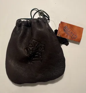 NWT Canyon Outback Pebbled‎ Leather Drawstring Pouch Coin Jewelry Travelbag thumbnail 1