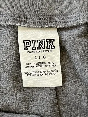 Vintage Y2K McBling Victoria’s Secret PINK Low-Rise Sweat Shorts size large 💚 thumbnail 6