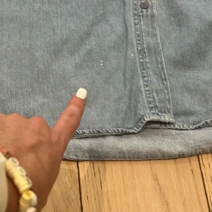 Vintage Denim Shirt Short Sleeve Women's L Embroidered‎ Animal Scene Noah's Ark thumbnail 6