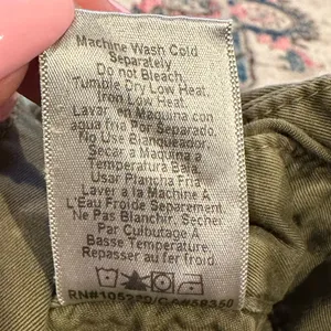 Current Elliot Engineer Utility Shortall Army Green Goblincore Romper 0 thumbnail 10