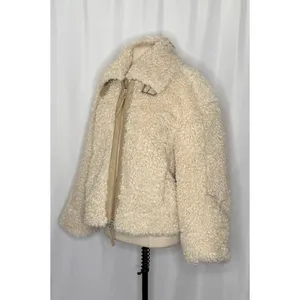 NWT!!‎ FREE PEOPLE Jolie Teddy Coat Faux Fur Oversized Bohemian Outdoors Medium thumbnail 6