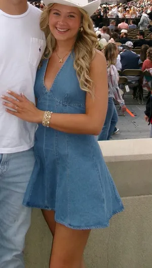 Altar'd State Denim Dress thumbnail 1
