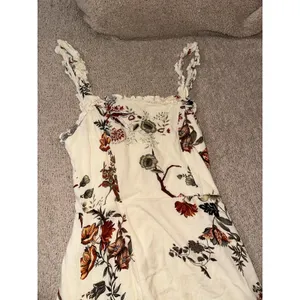 Here comes the sun tan floral dress thumbnail 2