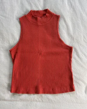 Old Navy Ribbed Mock Neck Top thumbnail 1
