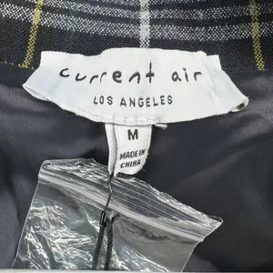 Anthropologie Current Air Plaid Double Breasted Coat Medium thumbnail 11