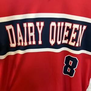 Dairy Queen Womens M Youth‎ XL Jersey Shirt Dixie Softball #8 Southern Country thumbnail 2