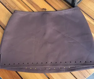 GIGI C Chocolate Mini Skirt Brown Size XS thumbnail 1