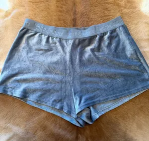 Y2K Juicy Couture bling lounge shorts in gray XL thumbnail 1