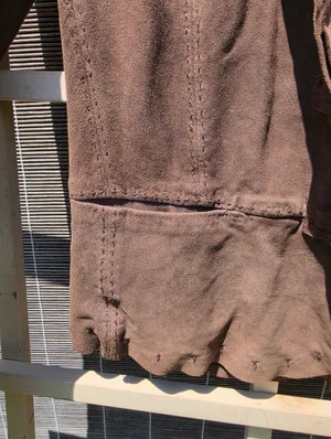 Elie Tahari Real Suede Blazer Jacket Brown Small thumbnail 4