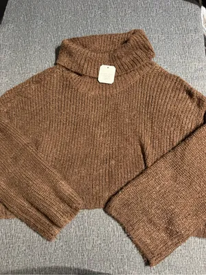 Altar’d State Women’s Cropped Turtleneck Sweater thumbnail 1