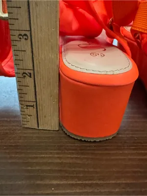 SheIn Orange wedge heels thumbnail 6