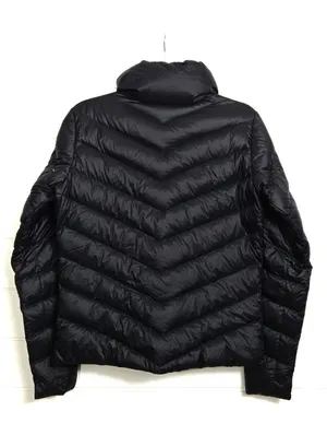 Patagonia Black Quilted Lightweight Down Puffer Jacket size M thumbnail 3